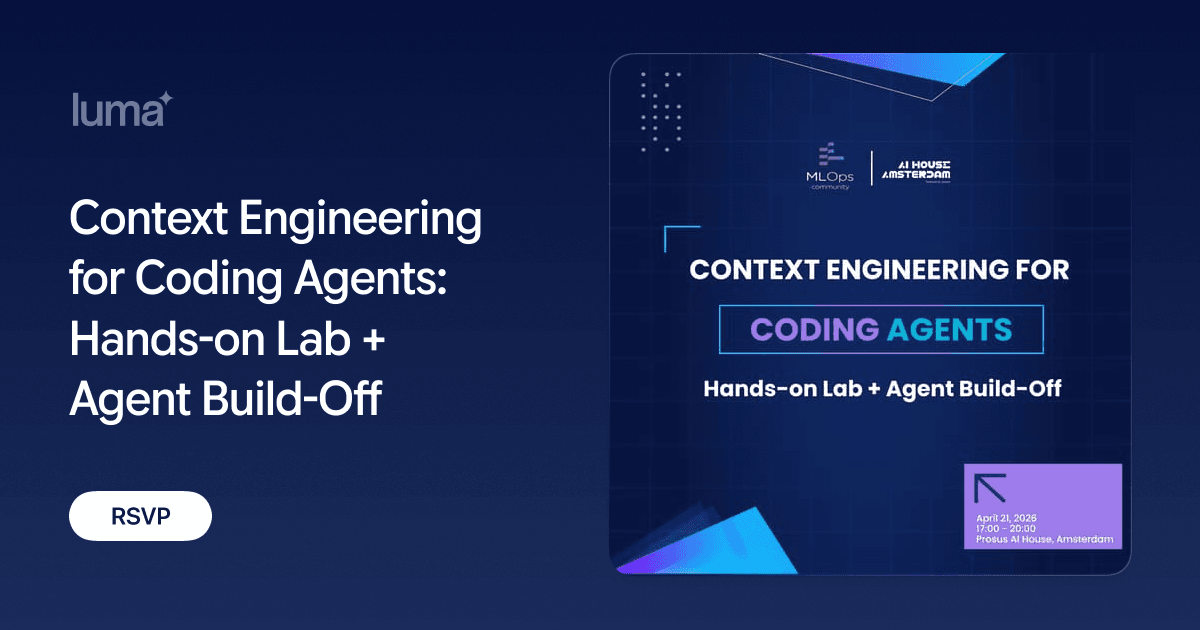 Context Engineering for Coding Agents: Hands-on Lab + Agent Build-Off