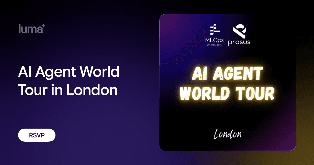 AI Agent World Tour in London