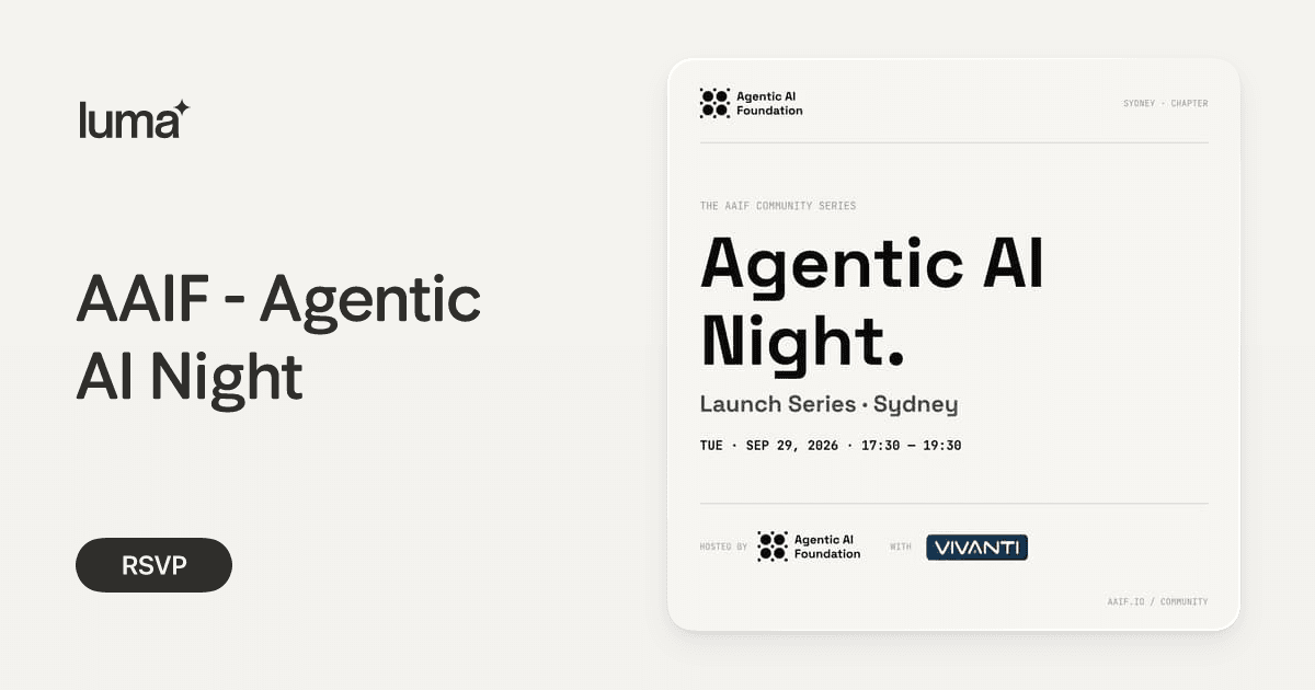AAIF - Agentic AI Night
