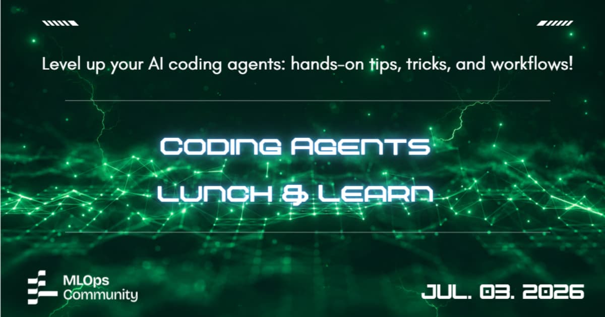 Coding Agents Lunch & Learn Session 17: Building, Evaluating & Operating Agents
