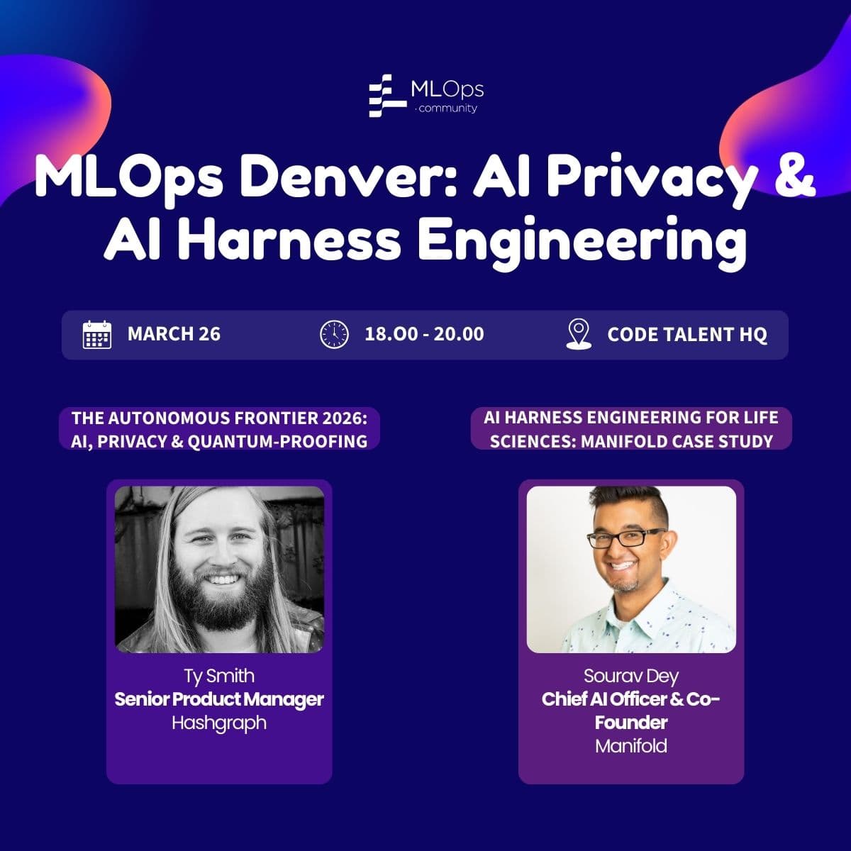 MLOps Denver: AI Privacy & AI Harness Engineering