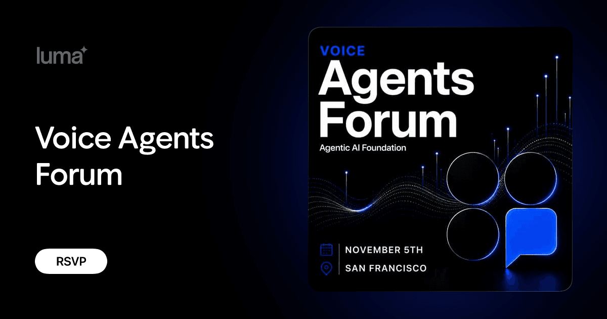 Voice Agents Forum