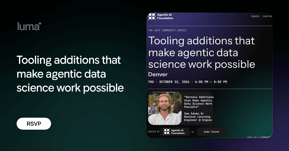 Tooling additions that make agentic data science work possible