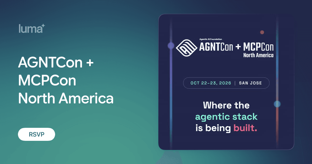 AGNTCon + MCPCon North America