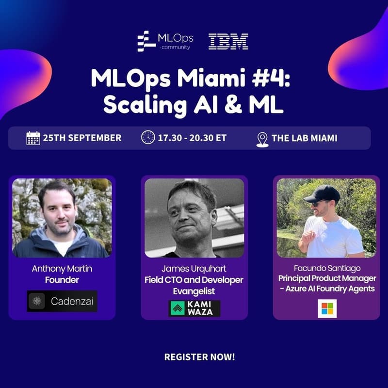 MLOps Miami 4: Scaling AI & ML