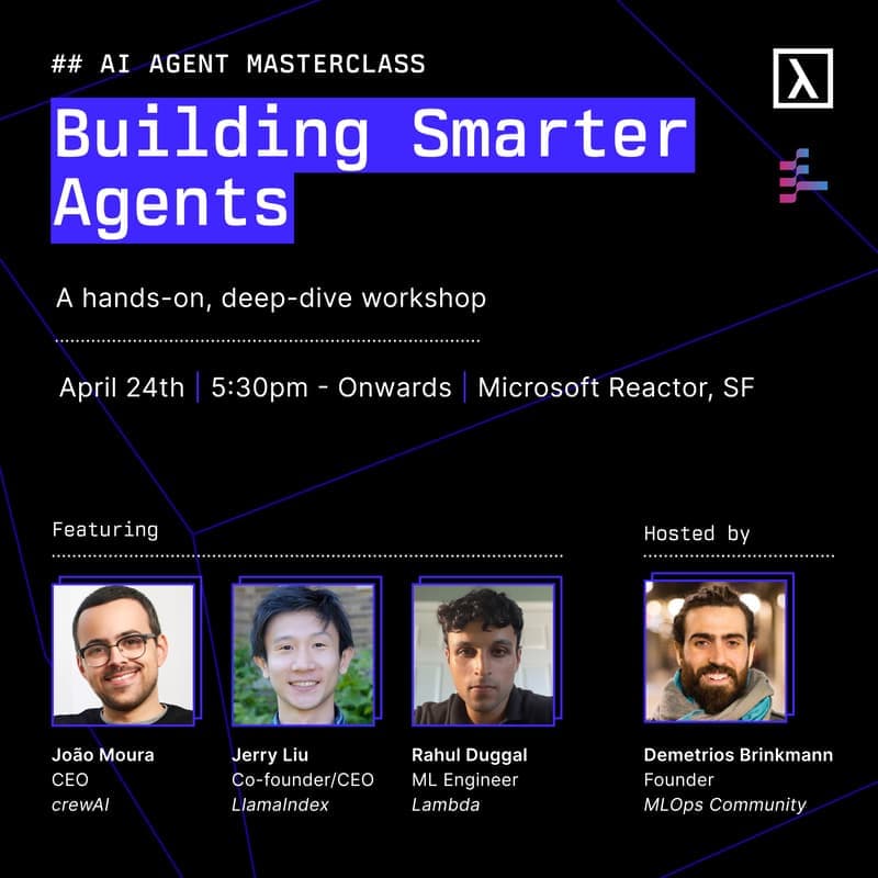AI Agent Masterclass Hands-on workshop for building smarter agents )
