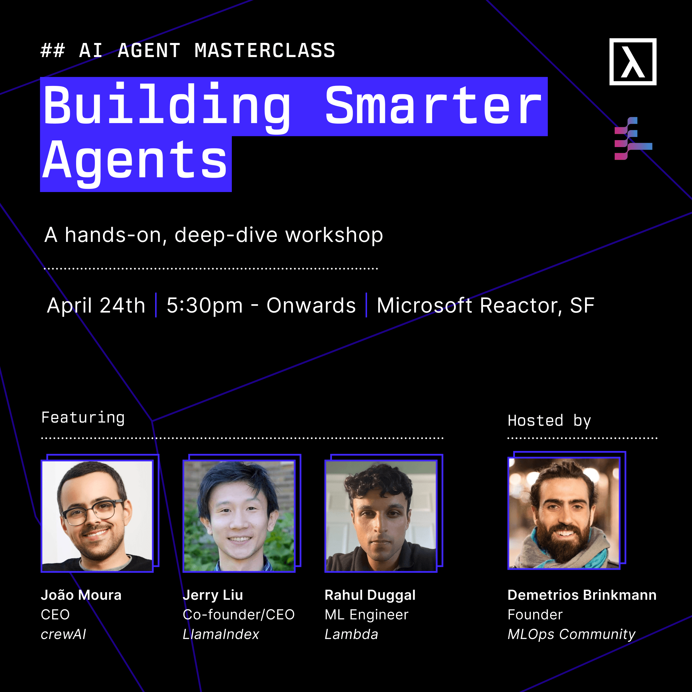 AI Agent Masterclass Hands-on workshop for building smarter agents )