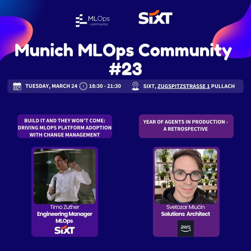 Munich MLOps Community Meetup 23