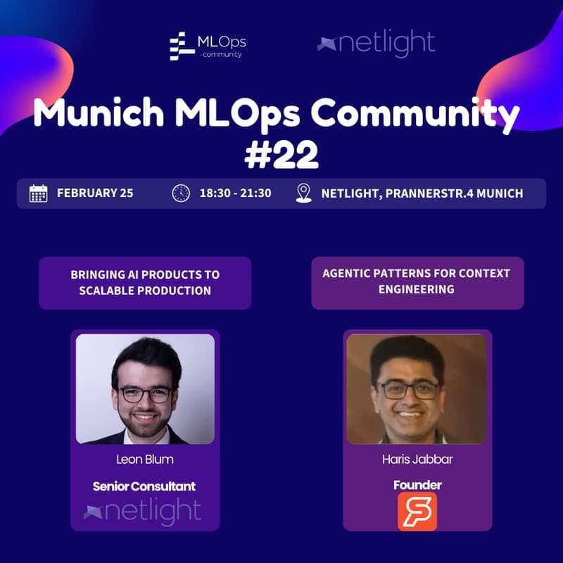 Munich MLOps Community Meetup 22