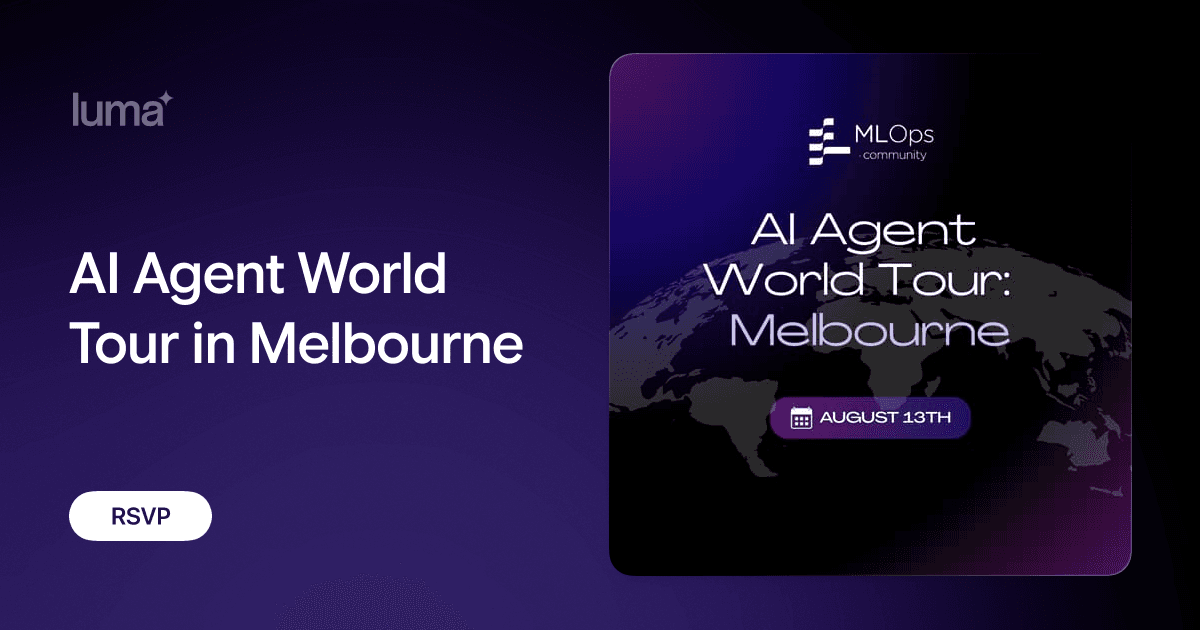 AI Agent World Tour in Melbourne