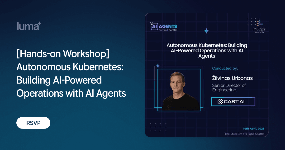 [Hands-on Workshop] Autonomous Kubernetes: Building AI-Powered Operations with AI Agents