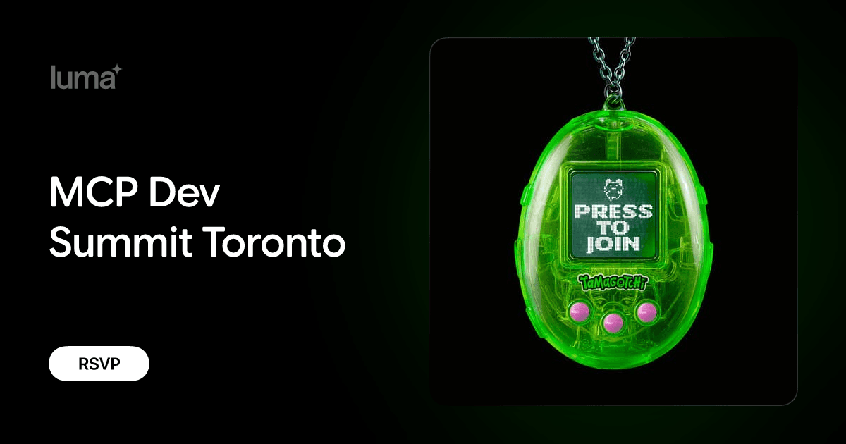 MCP Dev Summit Toronto