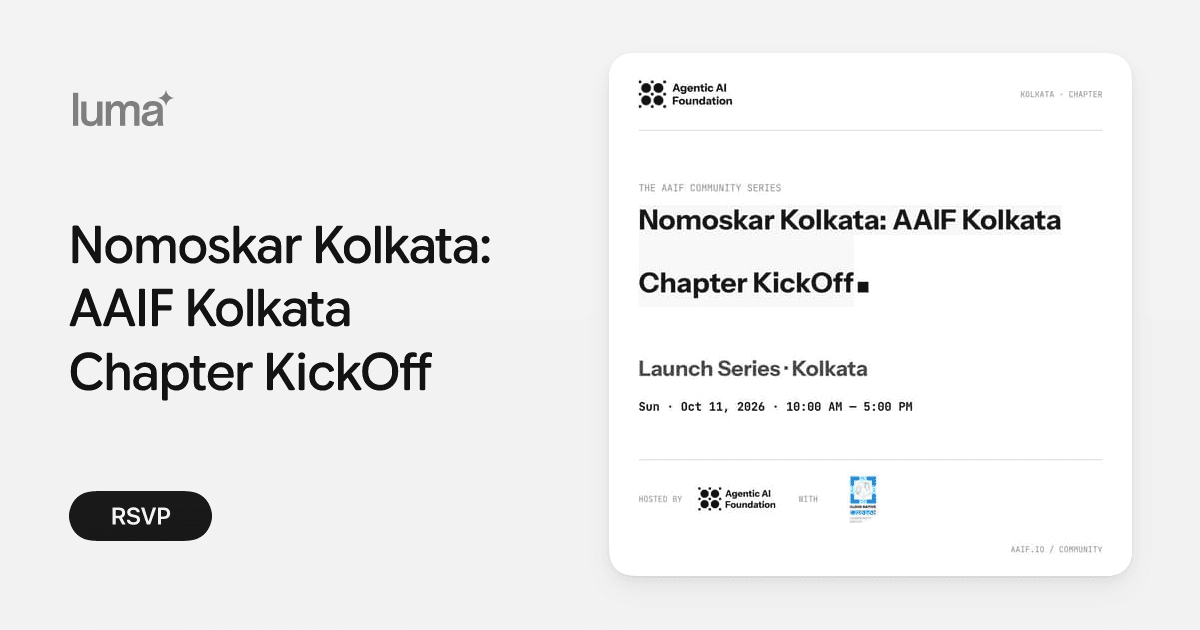Nomoskar Kolkata: AAIF Kolkata Chapter KickOff