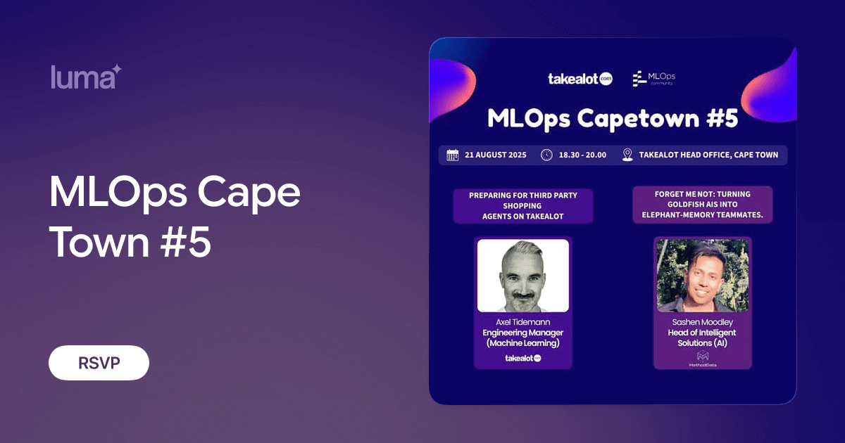 MLOps Cape Town 5
