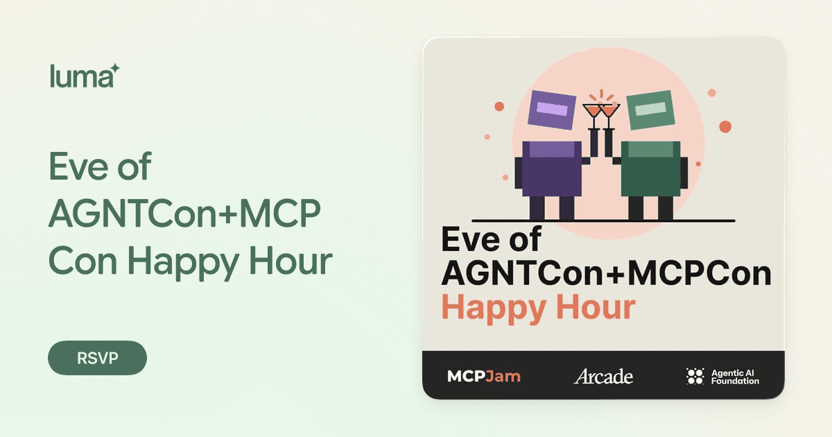 Eve of AGNTCon+MCPCon Happy Hour