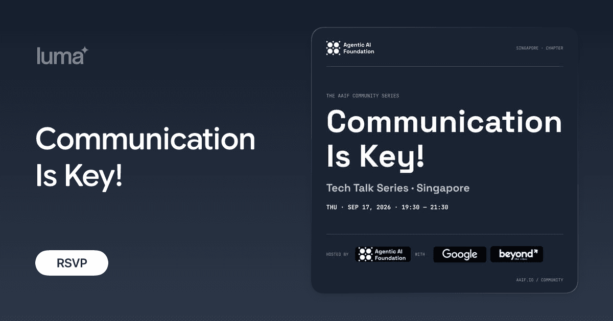 Communication Is Key!