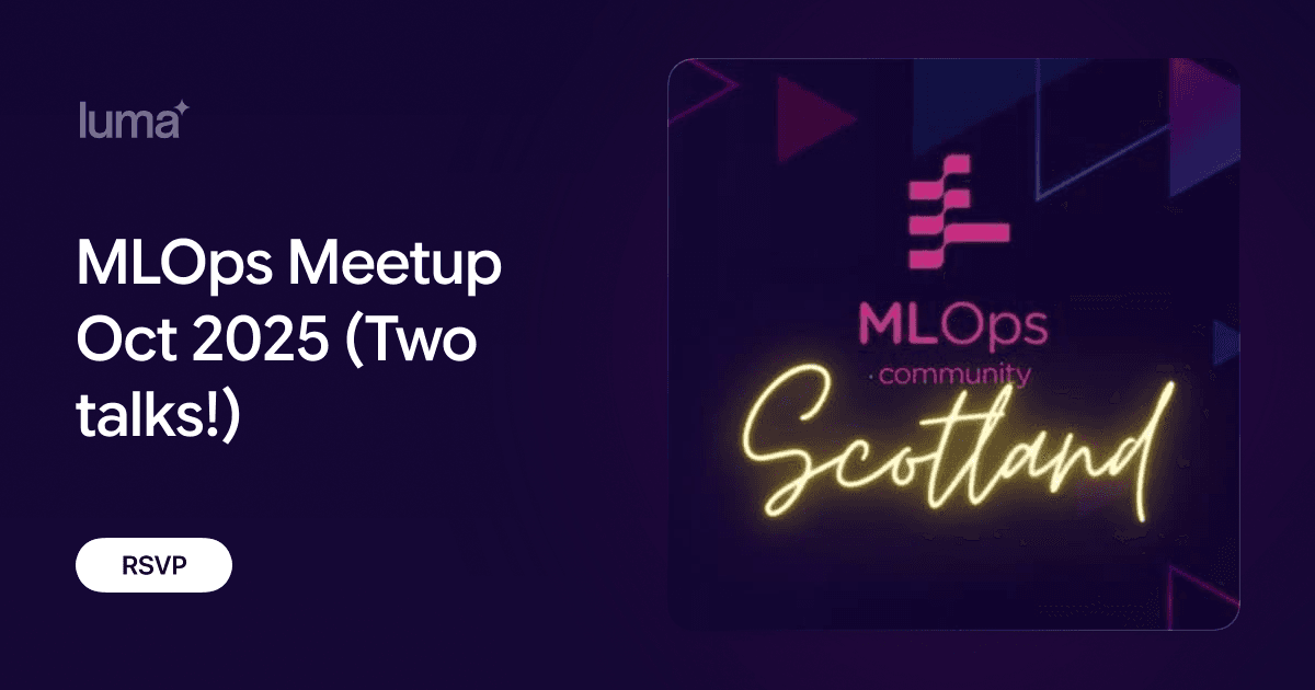 MLOps Meetup Oct