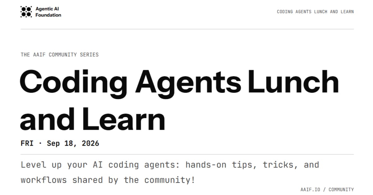 Coding Agents Lunch & Learn Session 25: Verification and Recovery