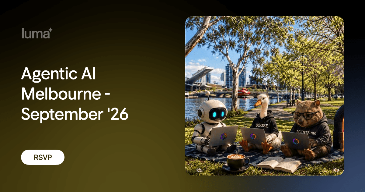 Agentic AI Melbourne - September '26