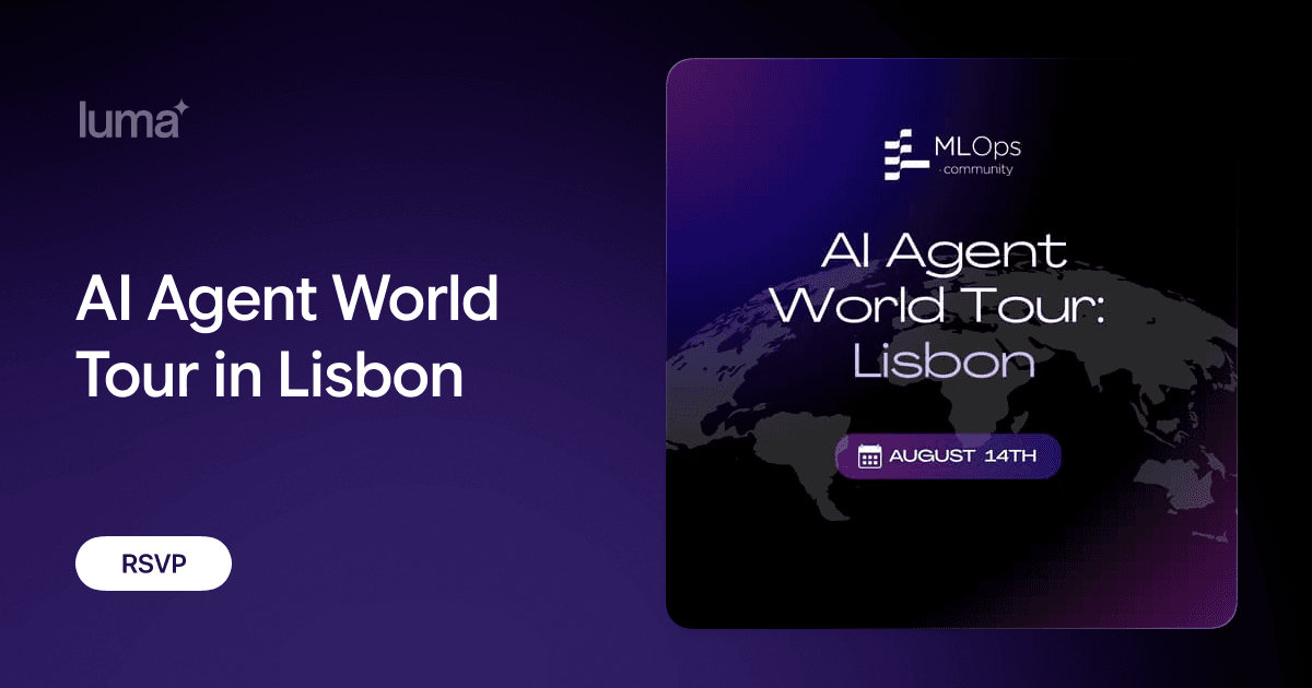 AI Agent World Tour in Lisbon
